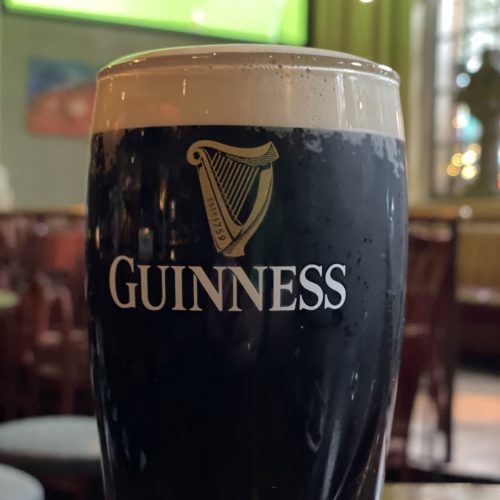 Creamy Pint of Guinness